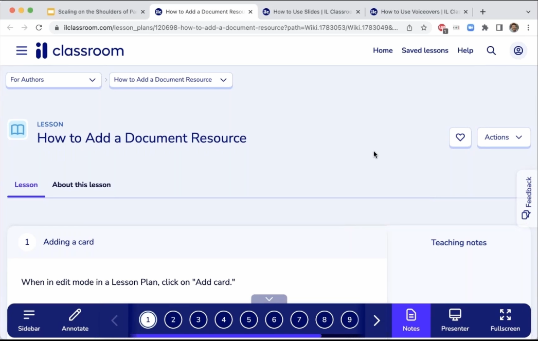 IL Classroom Website